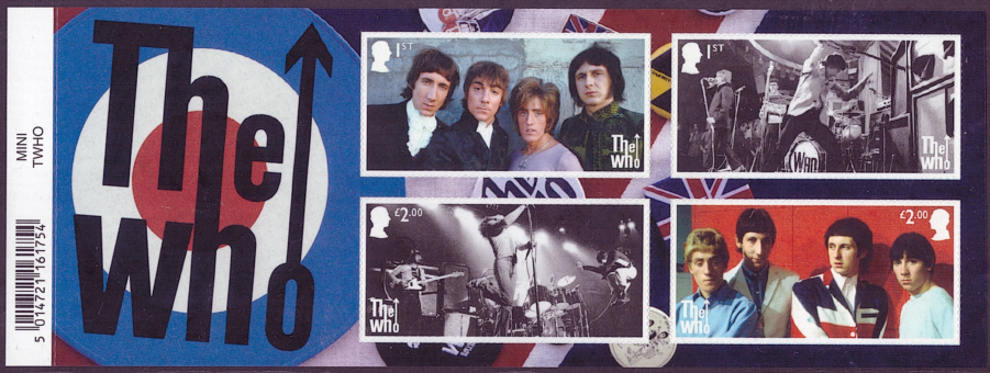 (image for) MS5238 2024 The Who barcoded miniature sheet